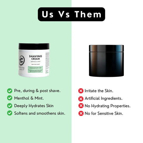 Rolda - Menthol & Mint Shaving Cream For Sensitive Skin