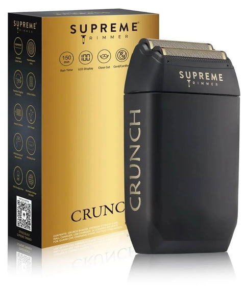 Supreme Trimmer Crunch Foil Shaver - Black