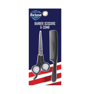Barbasol Barber Scissors & Comb
