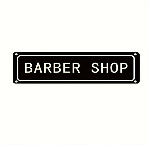 “Barber Shop” Metal Tin Sign