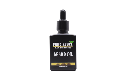 Pure Rebel Beard Oil - Amber & Cedarwood