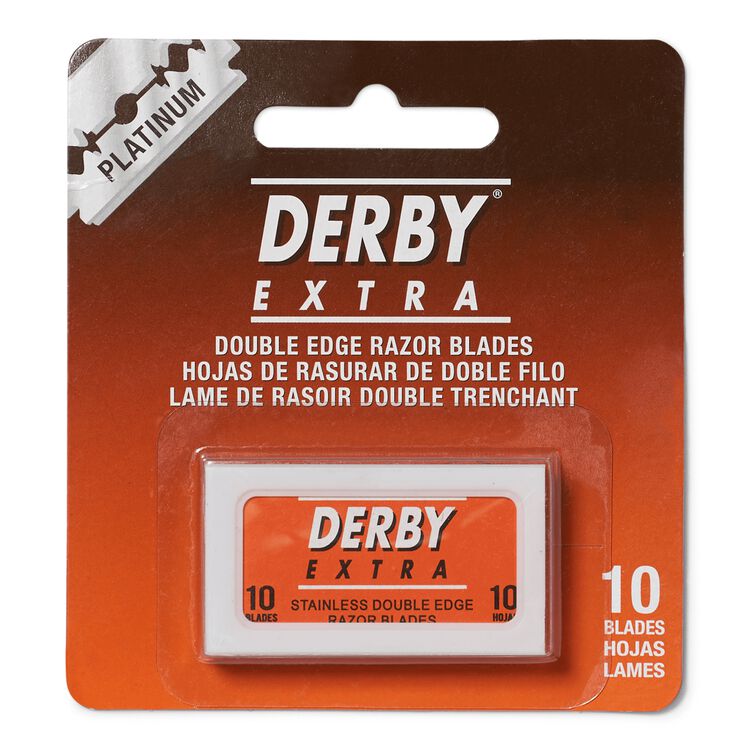 Derby Platinum Extra Double Edge Razor Blades 10ct