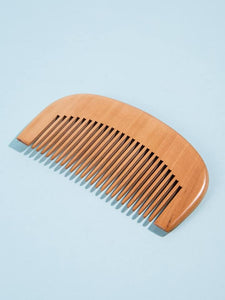 Peach-Wood Beard Comb