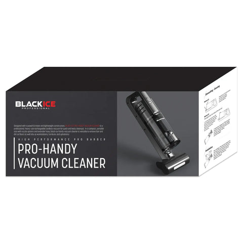Black Ice Professional PRO-HAND Traveling Barber Vacuum Cleaner