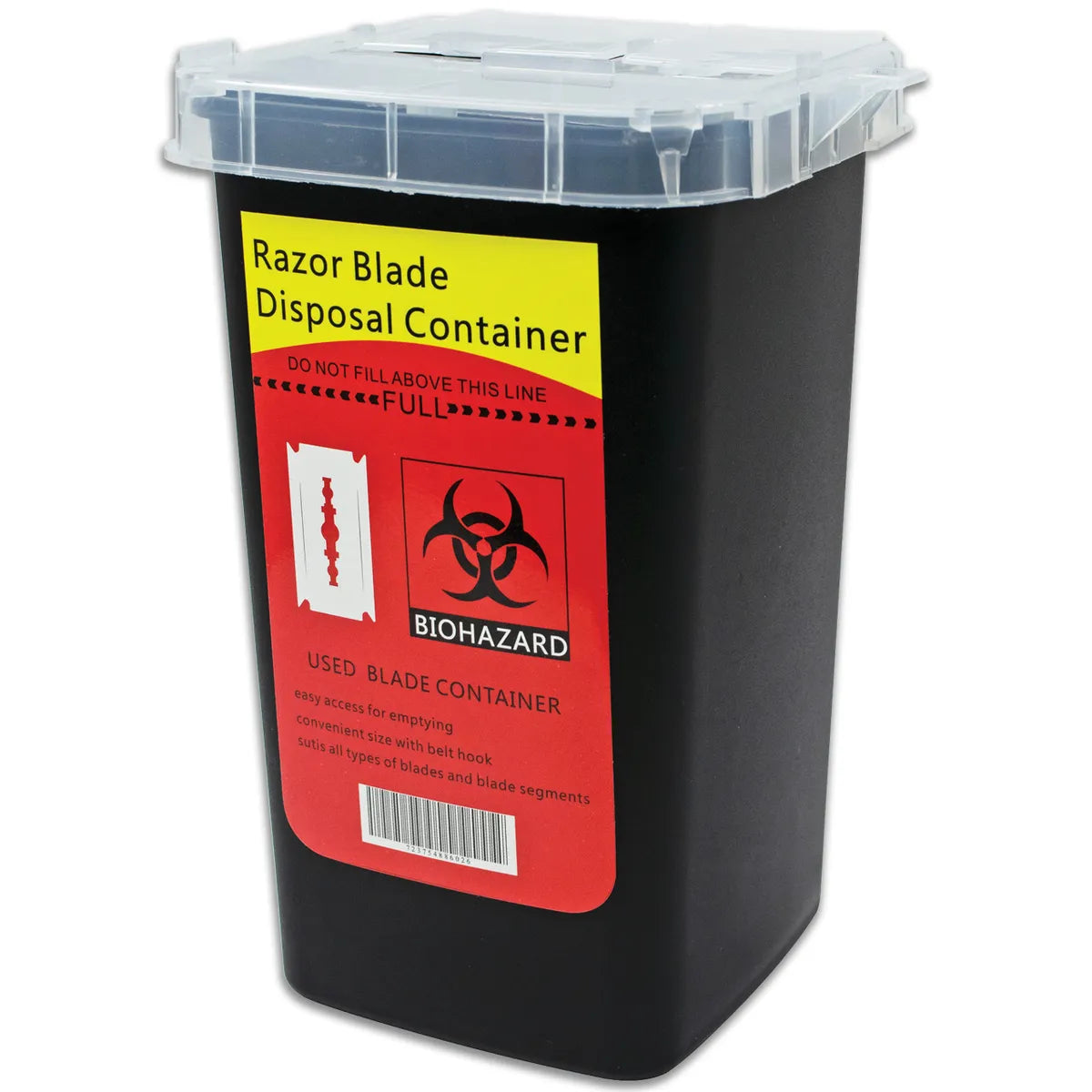 Black Ice Professional Razor Blade Disposal Container – Jersey Shore ...