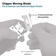 Load image into Gallery viewer, Stylecraft Replacement Moving Black Diamond Slim Deep Tooth Clipper Blade
