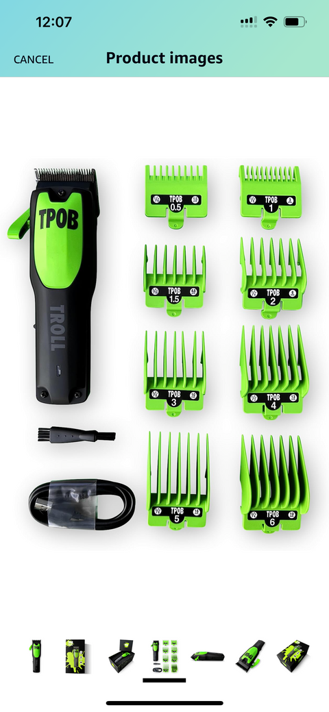 TPOB Troll Clipper - Black / Green