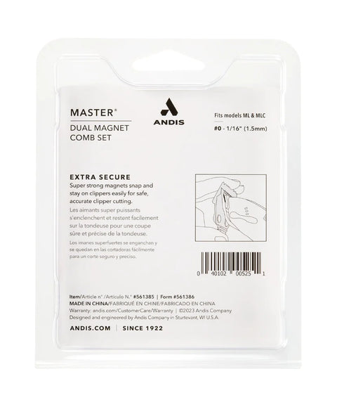 Andis Master® Dual Magnet OG Size 0 Comb