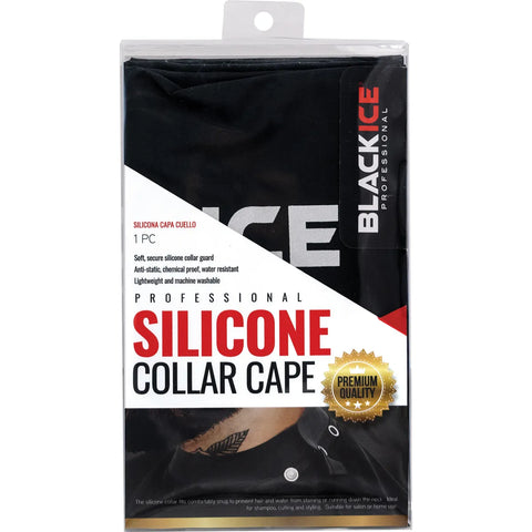 Black Ice Professional Silicone Collar Cape