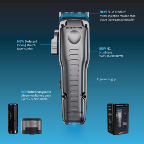 BaBylissPRO FXONE™ Lo-ProFX High Performance Low-Profile Clipper