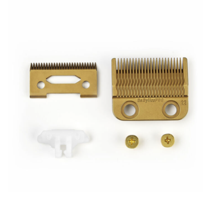 BaBylissPRO® Gold Titanium Metal-Injection Molded (MIM) Precision Fade Blade