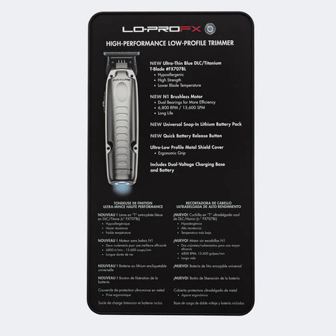 BaBylissPRO® FXONE™ Lo-ProFX High Performance Low-Profile Trimmer