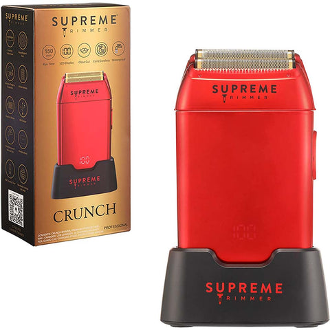 Supreme Trimmer Crunch Foil Shaver - Red