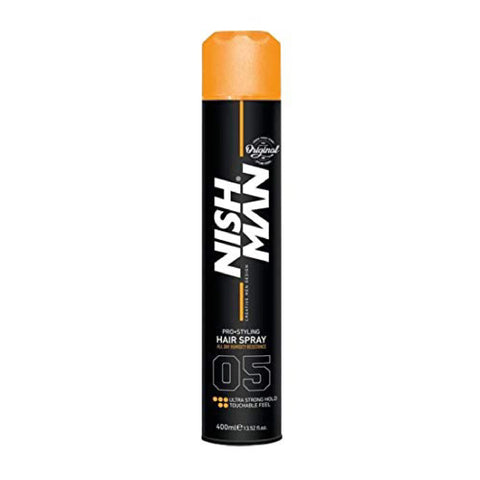 NishMan 05 Pro Styling Hair Spray Ultra Strong Hold