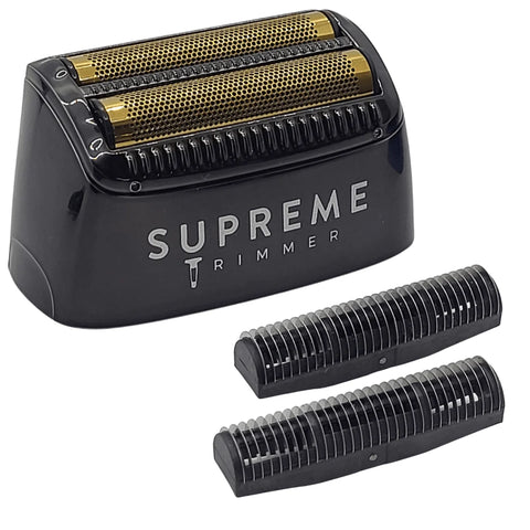 Supreme Trimmer CRUNCH™ Lite Foil & Cutter Replacement Kit - Black