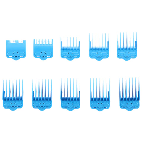 Supreme Trimmer 10pc Magnetic Clipper Guard Set - Blue