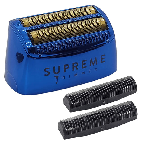 Supreme Trimmer CRUNCH™ Lite Foil & Cutter Replacement Kit - Blue