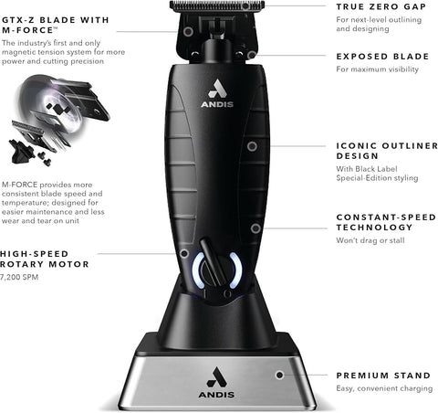 Andis Black Label GTX-EXO® M-Force™ Special-Edition Cordless Li Trimmer