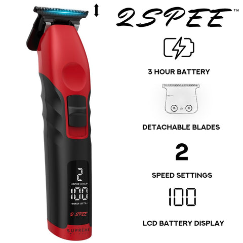 Supreme Trimmer 2SPEE™ Trimmer - Red