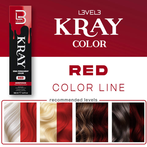 L3VEL3™ Red Semi Permanent Color