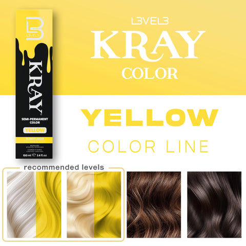 L3VEL3™ Yellow Semi Permanent Color