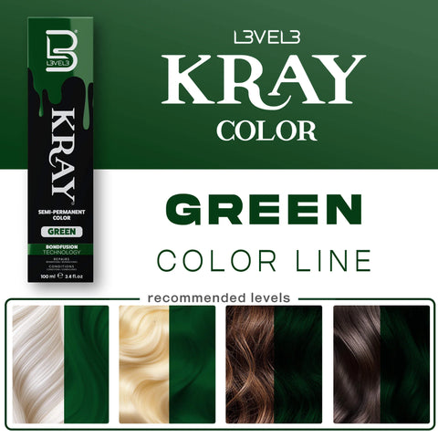 L3VEL3™ Green Semi Permanent Color