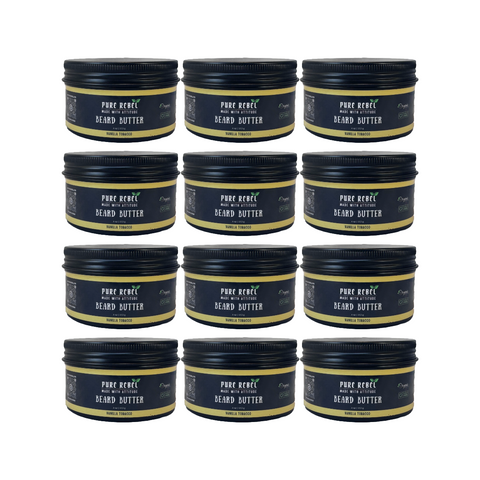 Pure Rebel Vanilla Tobacco Beard Butter 4oz - 12 Count