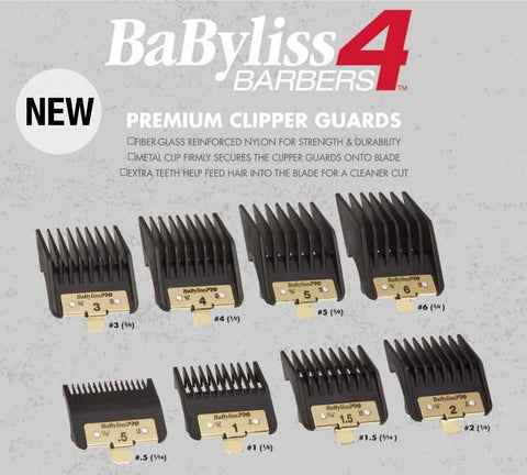 BaBylissPRO® Premium Clipper Guards #FXPCG