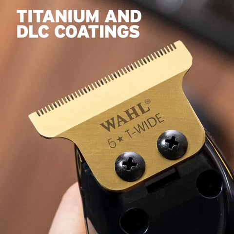 Wahl T-Wide Adjustable Trimmer Blade - Gold #2215-700