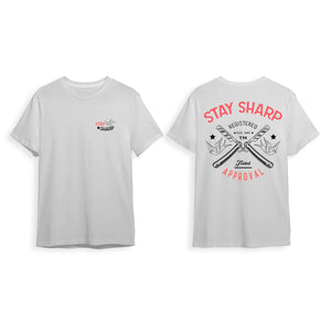 Marmara BARBER “Stay Sharp” T-Shirt - White