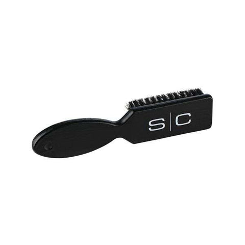 Stylecraft Professional Fade and Cleaning Barber Hair Brush with 100% Natural Bristles Wood Handle