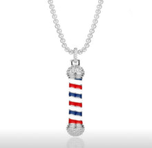 Load image into Gallery viewer, Barber Pole Necklace
