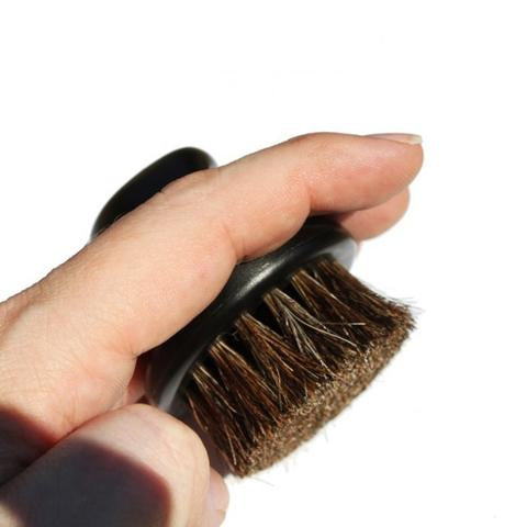 Irving Barber Company Black Horse Hair Knuckle Brush