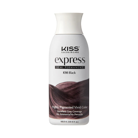 KISS Express Semi-Permanent Hair Color - K98 Black