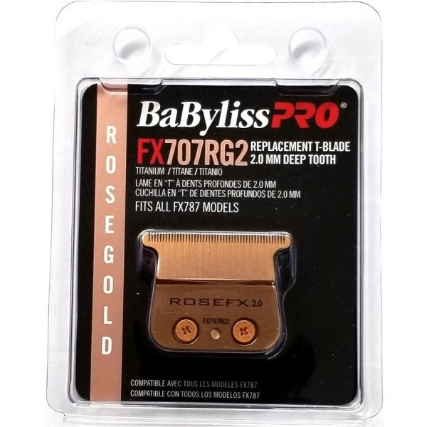 BaBylissPRO FX707RG2 Titanium 2.0 mm Deep Tooth Replacement T-Blade