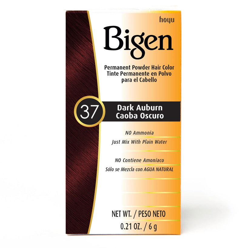 Bigen Permanent Powder Hair Color: Shade 37 Dark Auburn