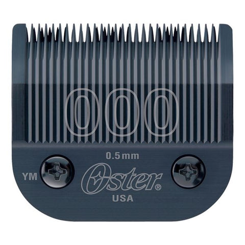 Oster® Detachable Blade Size 000 1/50" Fits Titan, Turbo 77, Primo, Octane Clippers #76918-626
