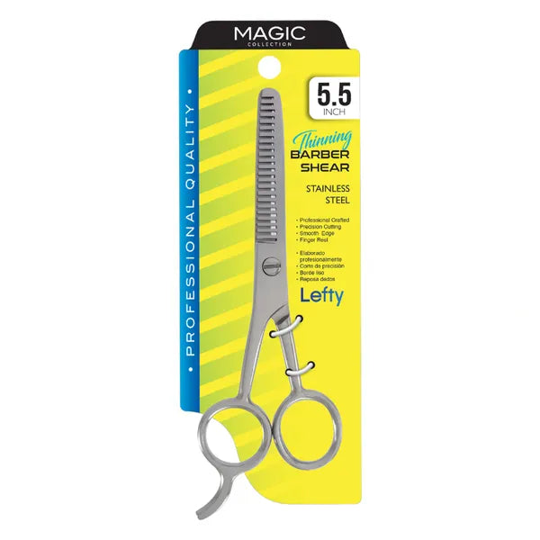 Black Ice Professional Lefty Barber Thinning Shears 5.5"