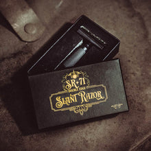 Load image into Gallery viewer, The Holy Black SR-71 Slant Safety Razor
