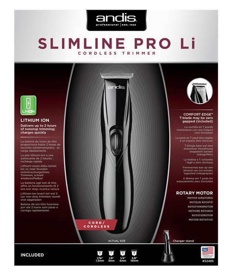 Andis Slimline® Pro Li T-Blade Trimmer Black