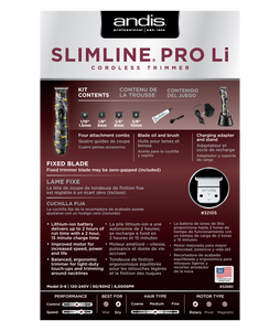 Andis Slimline® Pro Li T-Blade Trimmer - Andis Nation