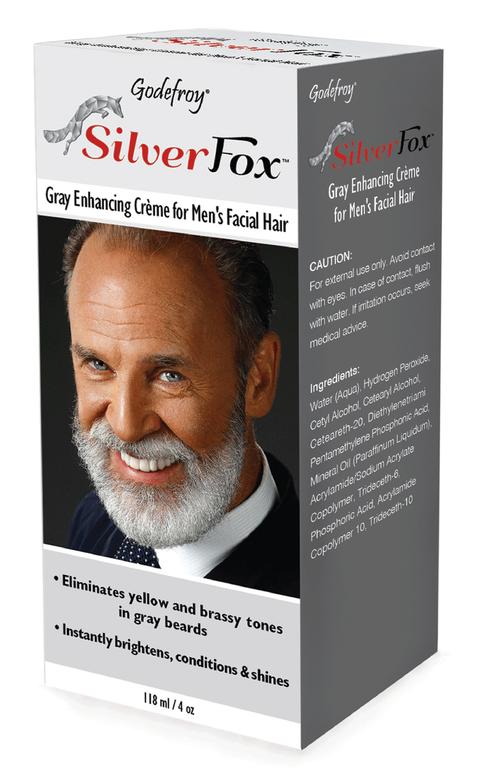 Godefroy Silver Fox Gray Enhancing Beard Cream For Caucasian Hair Types