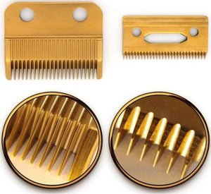 Gold Staggertooth Replacement Blade Set - Wahl Clippers