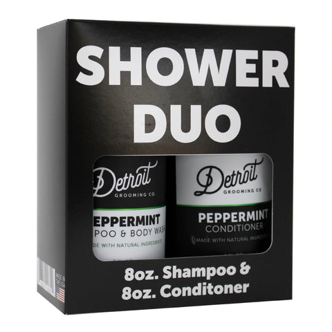 Detroit Grooming Co. Peppermint Shower Duo