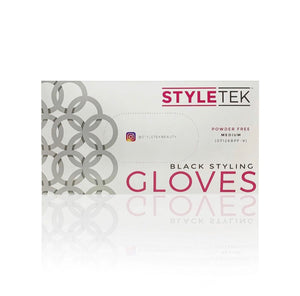 StyleTek Deluxe Touch Vinyl Gloves – Black