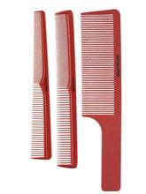 Load image into Gallery viewer, BaBylissPro BARBERology Set of 3 Barber Combs

