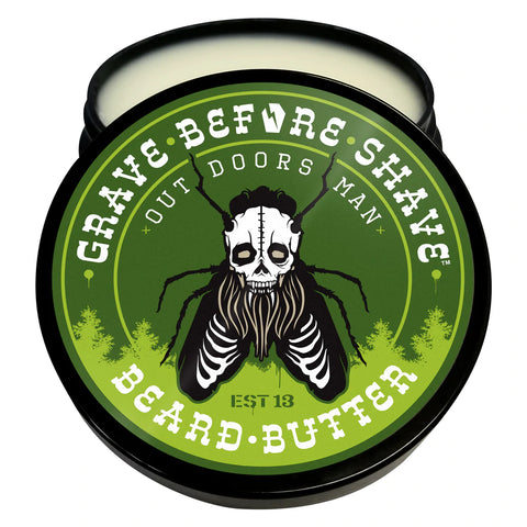 GRAVE BEFORE SHAVE™ Outdoorsman Beard Butter 4oz. Container (Citronella Scent)