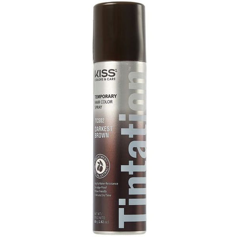 KISS Tintation Temporary Color Spray 2.82oz - Darkest Brown