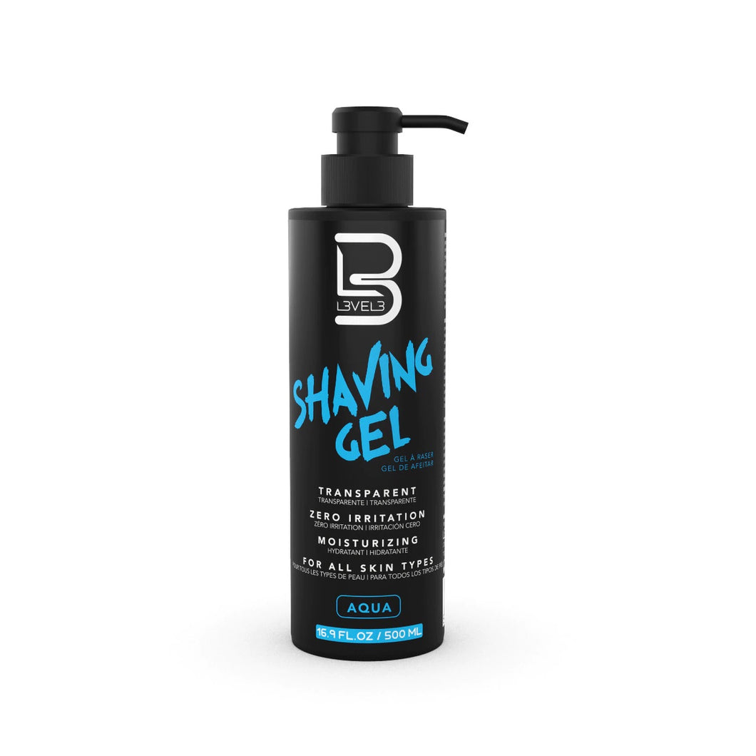 L3VEL3™ Transparent Shaving Gel 500 ml. - Aqua