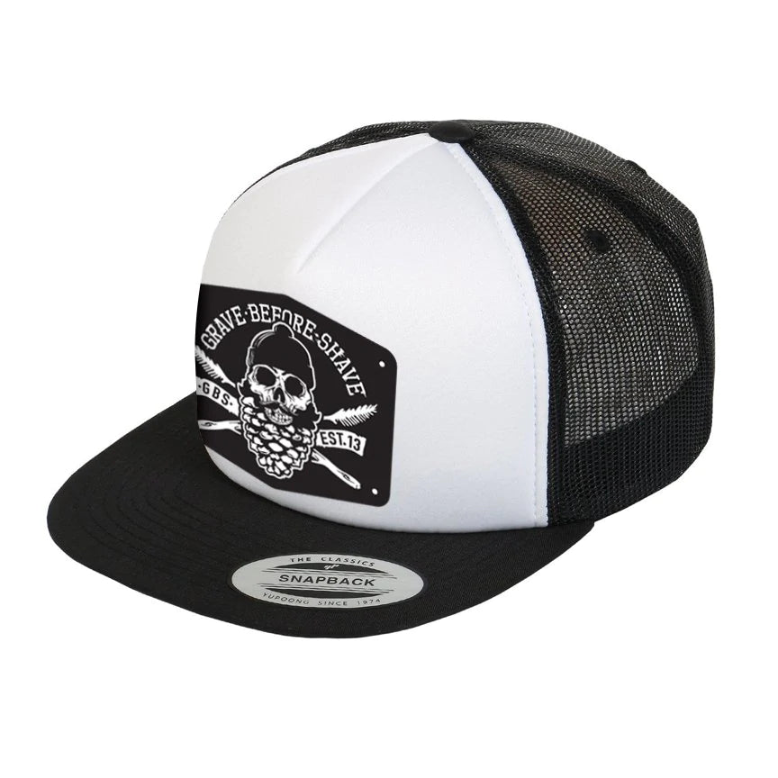 GRAVE BEFORE SHAVE™ Trucker Hat - Pine Blend